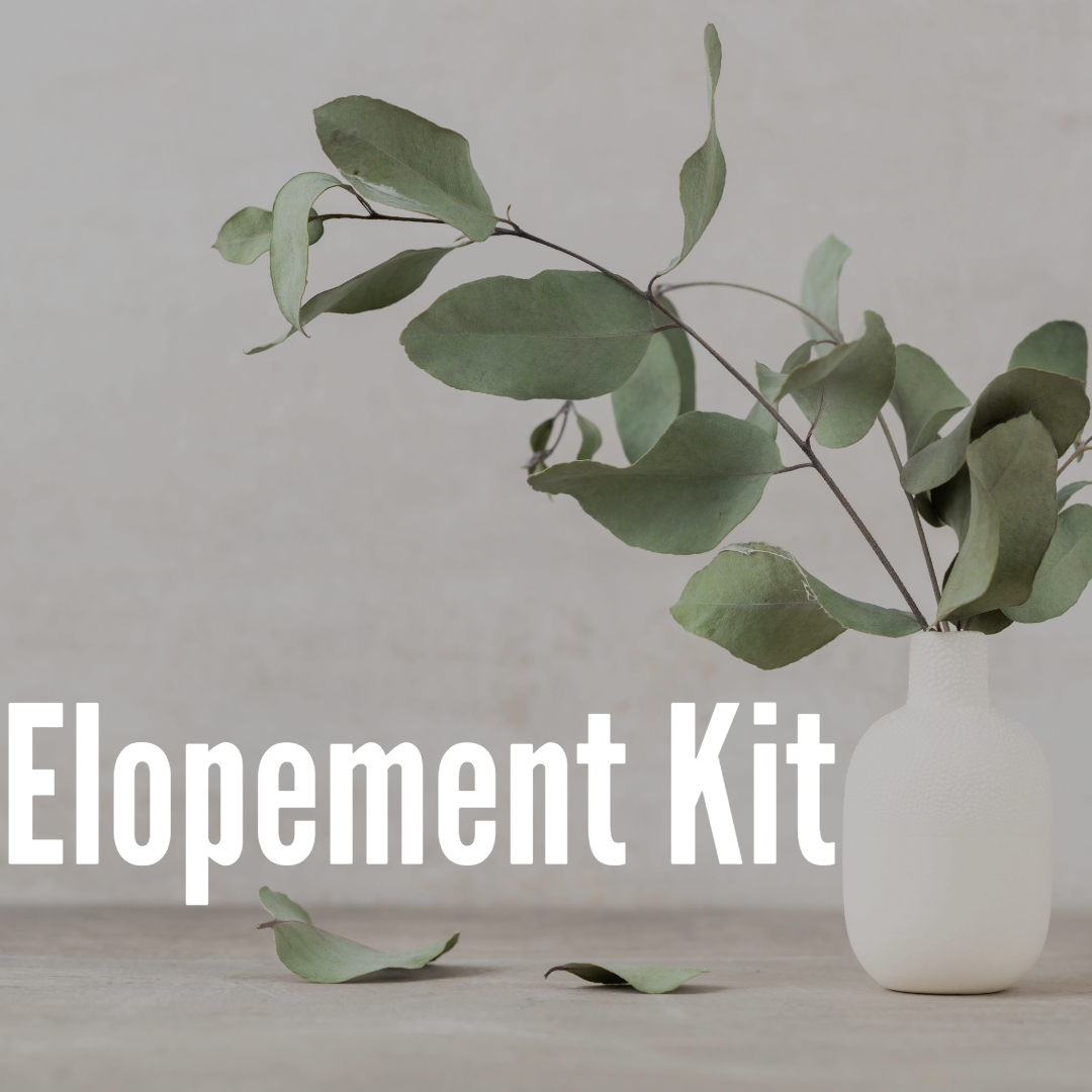 Sage Green and Cream- Elopement Kit