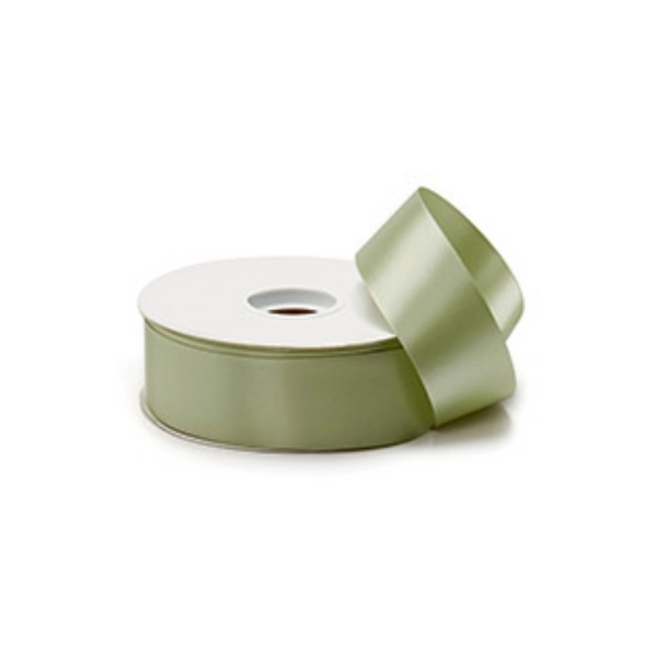 Moss Green Premium Double Faced Satin Ribbon 1.5"