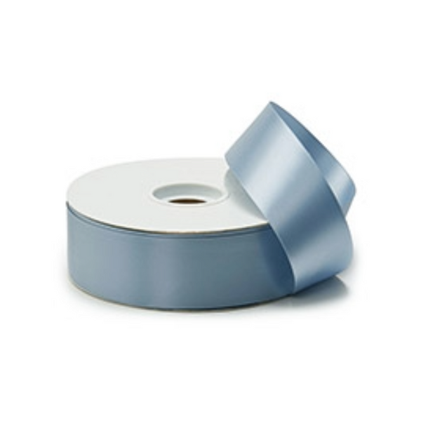 Dusty Blue Premium Double Faced Satin Ribbon 1.5"